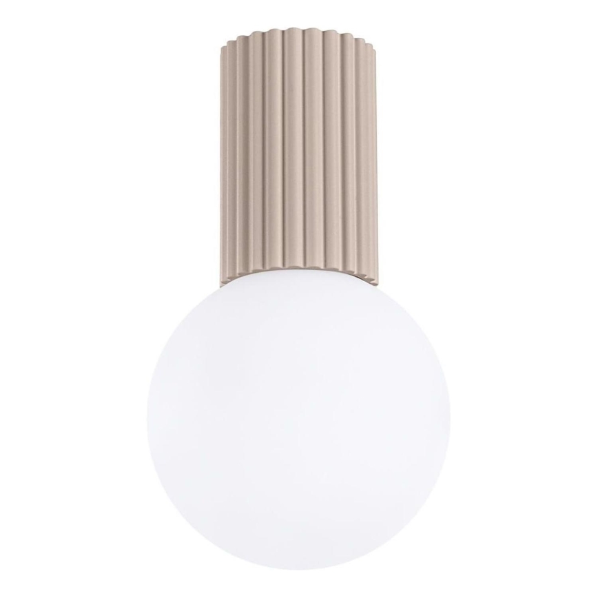 Badkamer plafondlamp HALO 1xG9/8W/230V diameter 12 cm IP44 beige