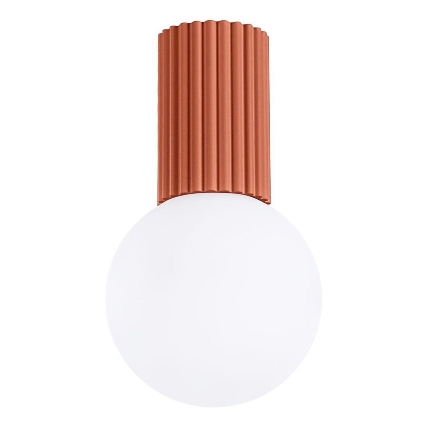 Badkamer plafondlamp HALO 1xG9/8W/230V diameter 12 cm IP44 oranje