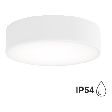 Badkamer Plafondlamp met Sensor CLEO 2xE27/24W/230V d. 30 cm wit IP54