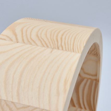 Badkamer plafondlamp NATURAL 3xE27/15W/230V IP54 grenen ø 37 cm