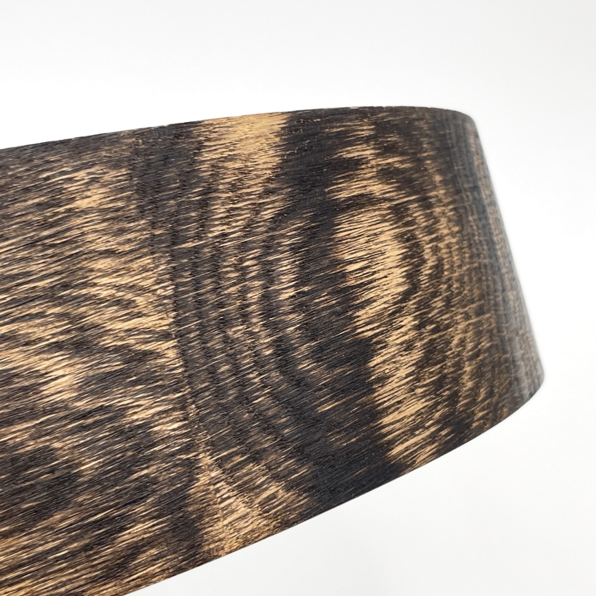 Badkamer plafondlamp OAK SMOKY 3xE27/15W/230V IP54 ø 37,5 cm eiken/bruin