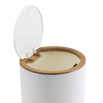 Badkamer set ALISON 5 st. wit/bruin