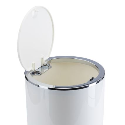 Badkamer set CARMEN 5 st. wit/glanzend chroom