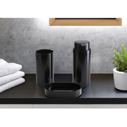 Badkamer set CARMEN 5 st. zwart