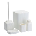 Badkamer set CRYSTAL 5 st. wit