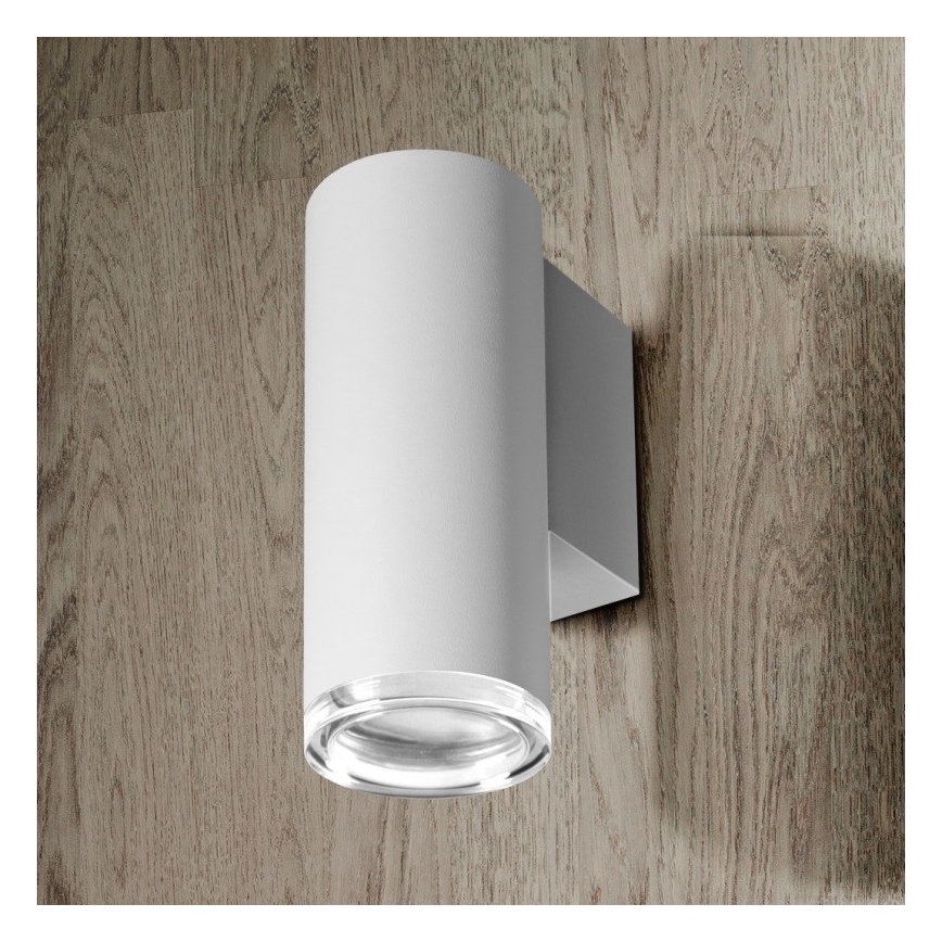 Badkamer wandspot TURYN 1xGU10/10W/230V IP44 wit