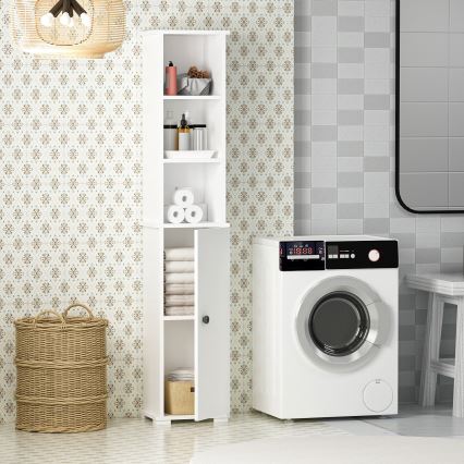 Badkamerkast NILES 188,3x35 cm wit