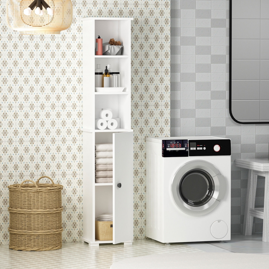 Badkamerkast NILES 188,3x35 cm wit