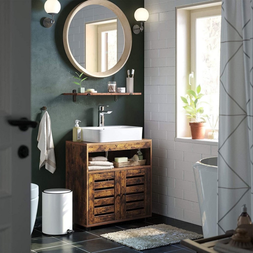 Badkamerkast RENE bruin