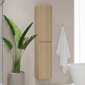 Badkamerkast TRONDHEIM 35x174x30 cm eiken