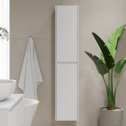 Badkamerkast TRONDHEIM 35x174x30 cm wit