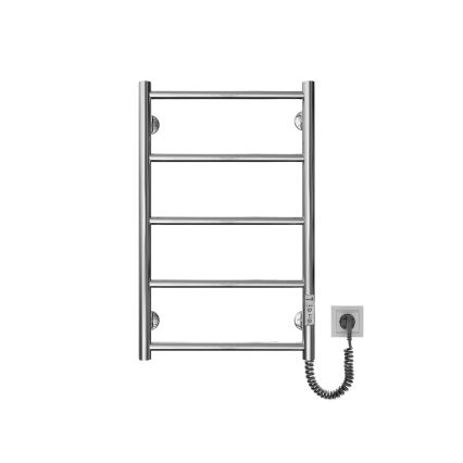 Badkamerladderradiator CLASSIC 65W/230V 65x43 cm roestvrij staal/glanzend chroom rechts