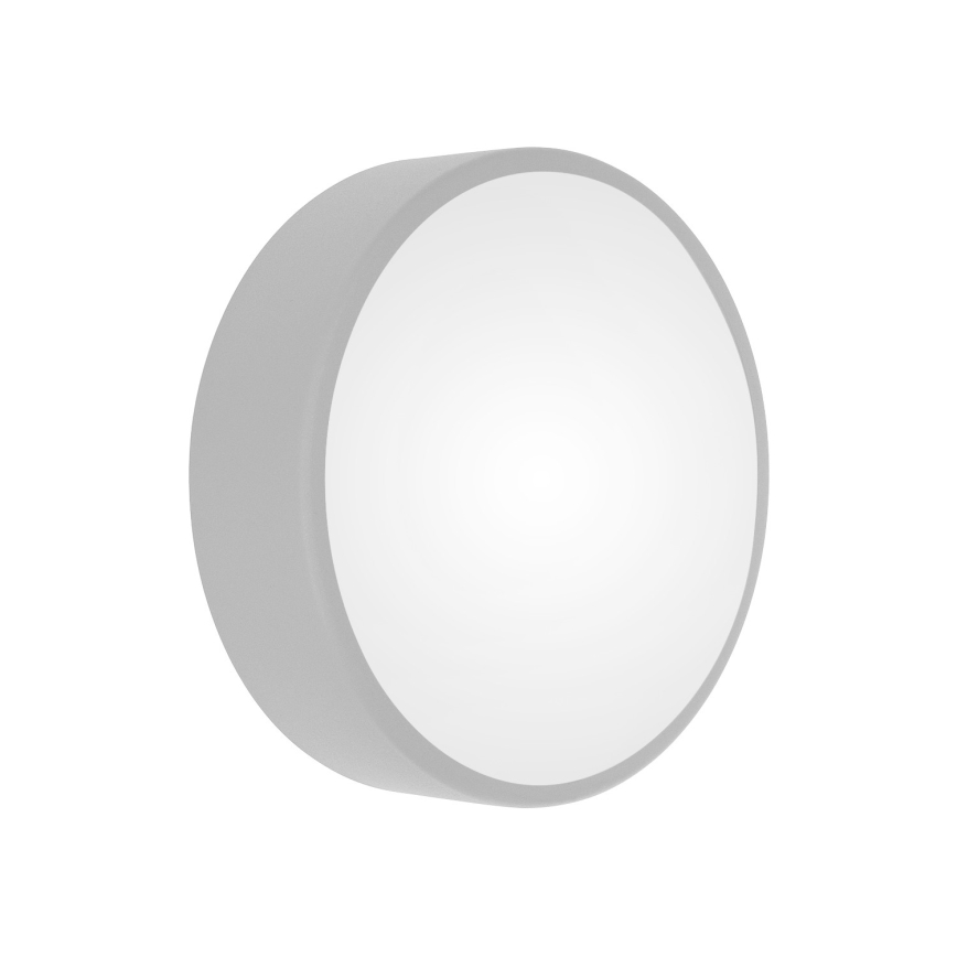 Badkamerplafondlamp CLEO met sensor, 3xE27/24W/230V, Ø 40 cm, grijs, IP54