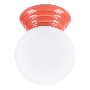 Badkamerplafondlamp ZORI 1xG9/8W/230V Ø 12 cm IP44 roze