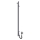Badkamerradiator RAY 25W/230V 110x30 cm IP44 rvs/antraciet