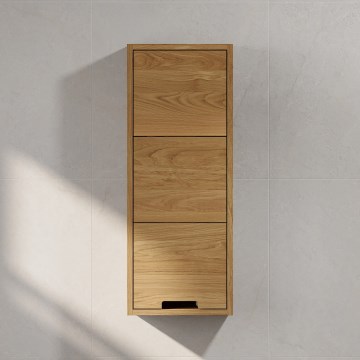 Badkamerwandkast GRIBSKOV 90 cm beige/eiken