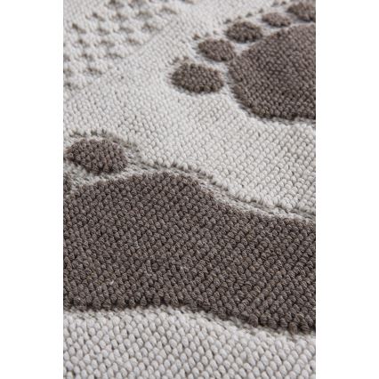 Badmat FOET 50x70 cm wit