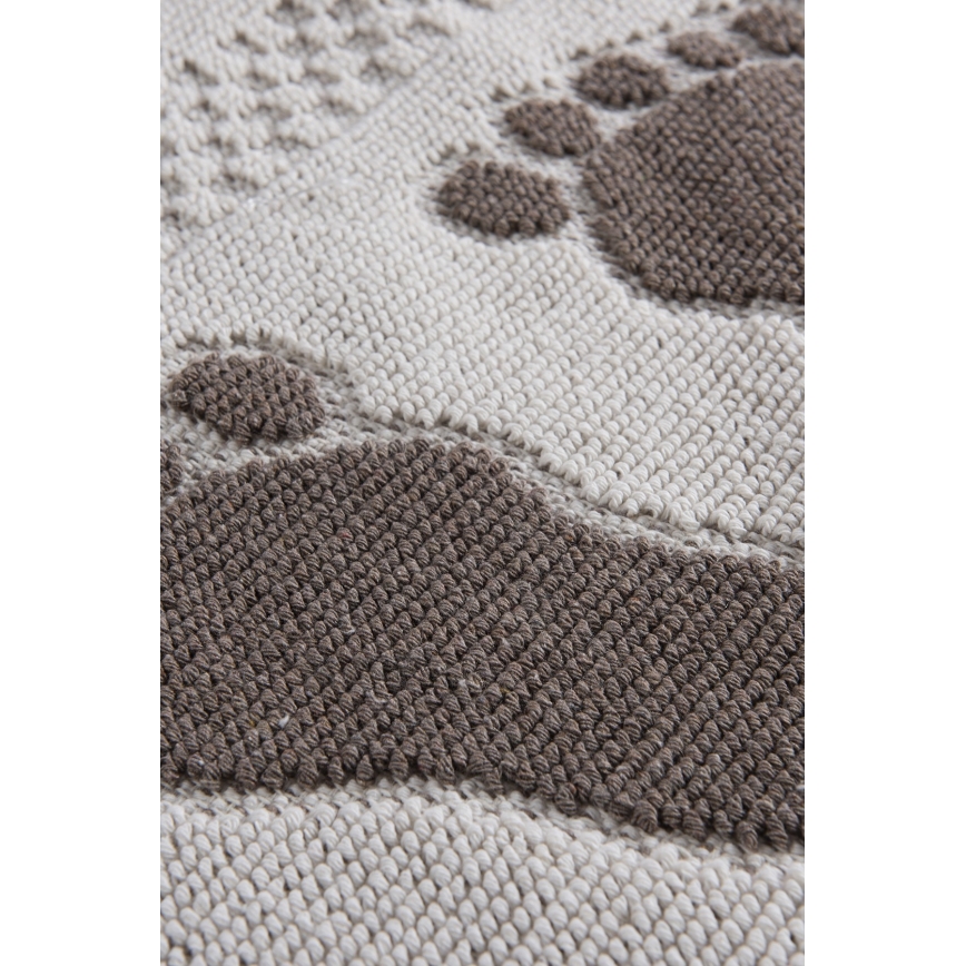 Badmat FOET 50x70 cm wit