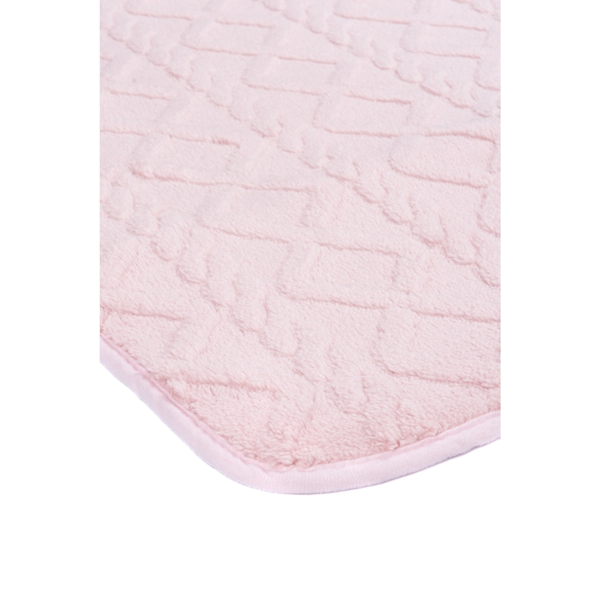 Badmat NEW STYLE 3D 60x90 cm roze