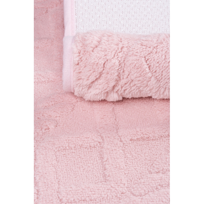 Badmat NEW STYLE 3D 60x90 cm roze