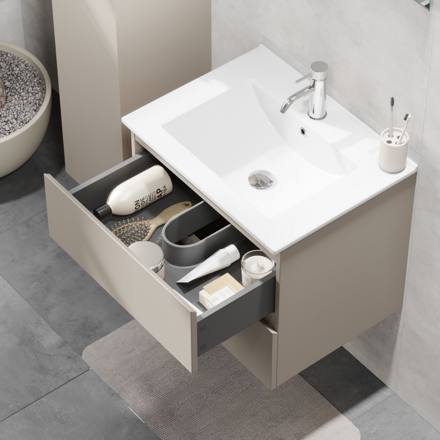 Badmeubel met wastafel KENWOOD 61x52x47 cm Marakesh