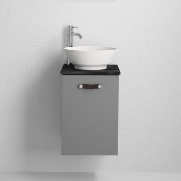Badmeubel met wastafel SOREN grijs