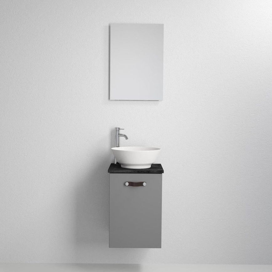 Badmeubel met wastafel SOREN grijs