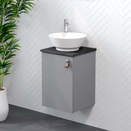 Badmeubel met wastafel SOREN grijs