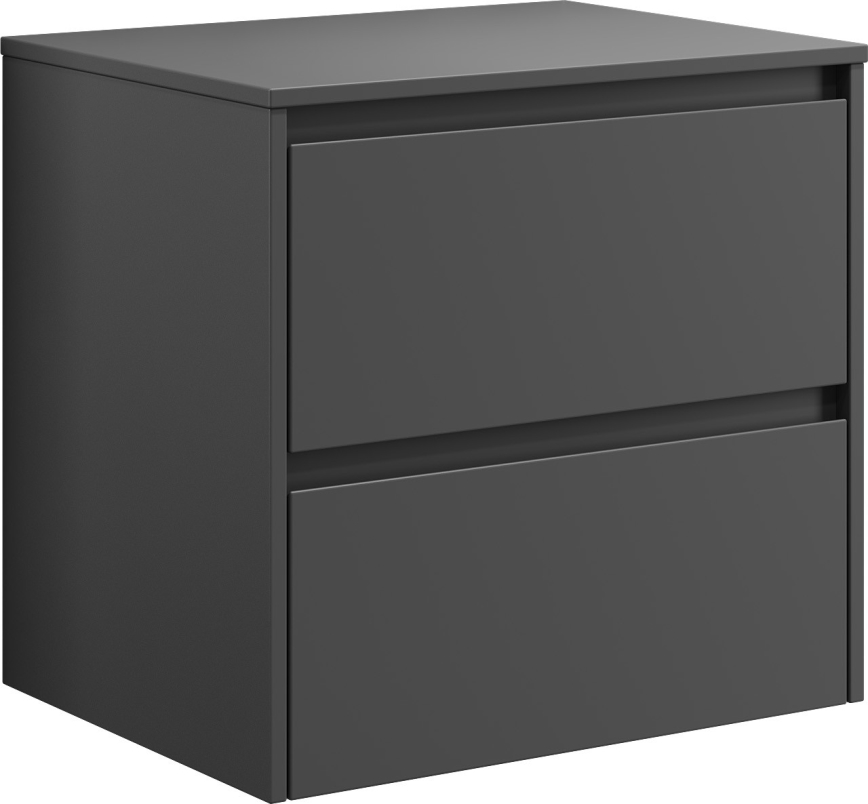 Badmeubel TRONDHEIM voor wastafel 60 cm, antraciet