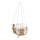 Balançoire textile pour enfants SELALE blanc/marron