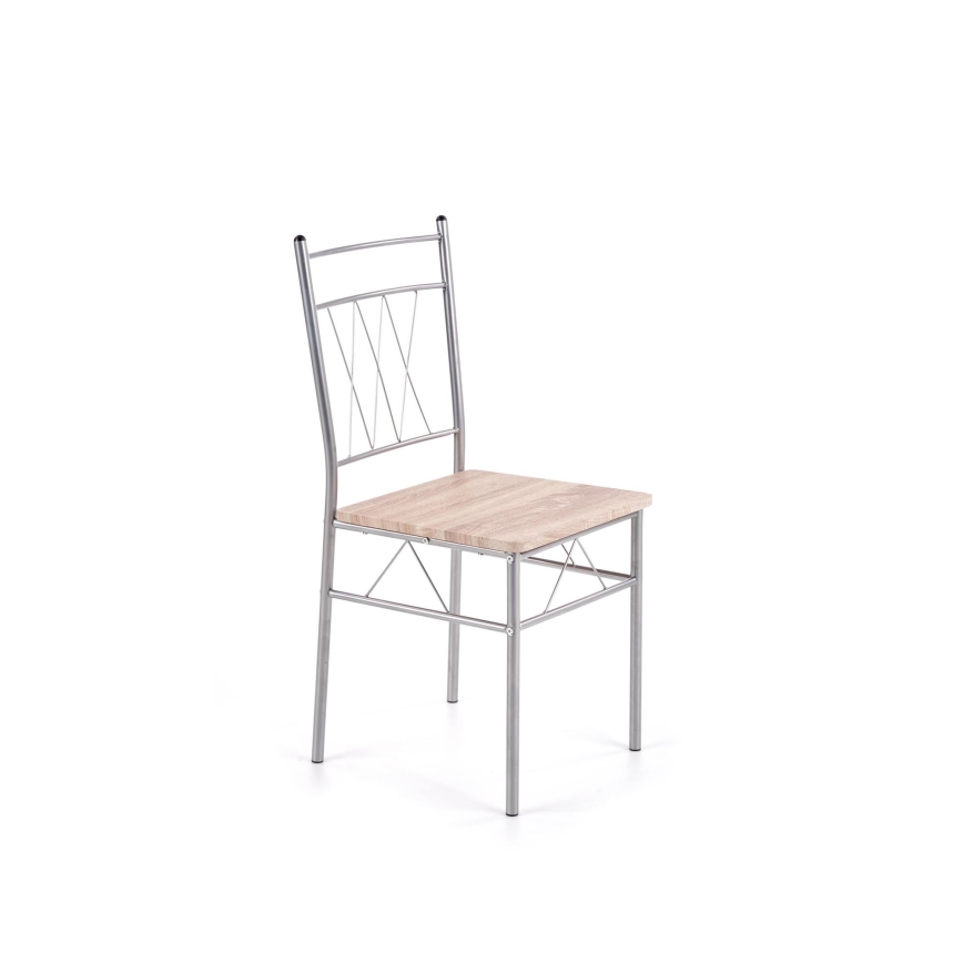Balkonset LANCE 82x50 cm metaal/sonoma eik