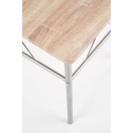 Balkonset LANCE 82x50 cm metaal/sonoma eik