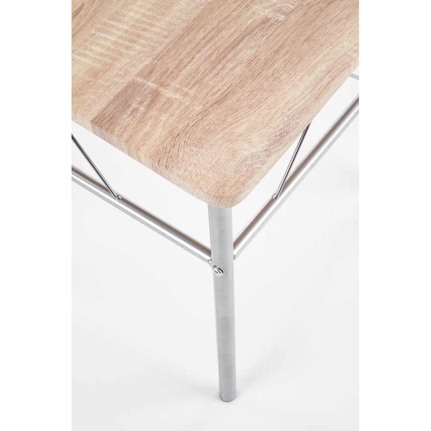 Balkonset LANCE 82x50 cm metaal/sonoma eik