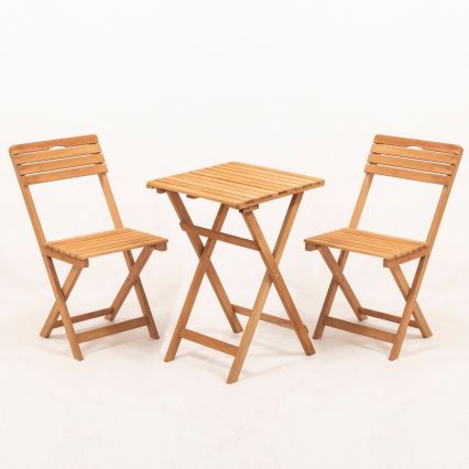 Balkonset met kussens beuken