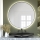Baltica Design - LED badkamerspiegel voor wandmontage met LED-achtergrondverlichting BRIGHT, 15W/230V, 4500K, Ø 90 cm, IP65, zwart