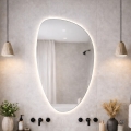 Baltica Design - Miroir mural LED pour salle de bains à rétroéclairage STONE FLUID LED/15W/230V 4500K 92x55 cm IP65