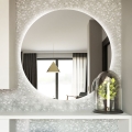 Baltica Design - Miroir mural LED pour salle de bains BRIGHT avec rétroéclairage LED/15W/230V 6500K Ø 100 cm IP65