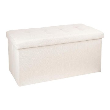 Banc de rangement LYSANDRE beige