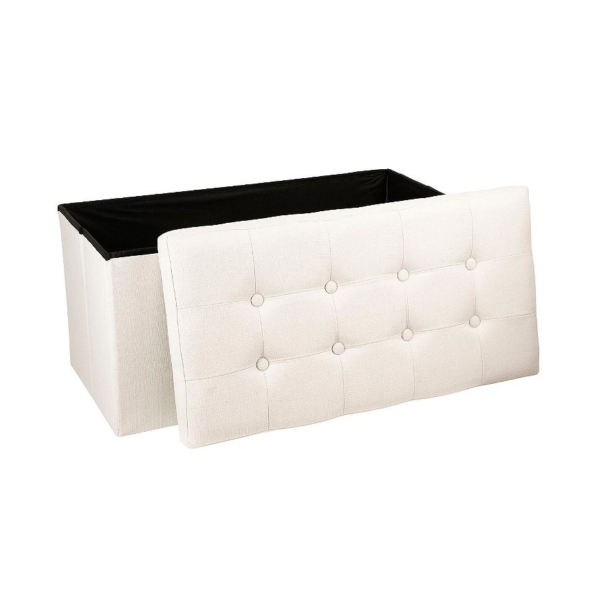 Banc de rangement LYSANDRE beige