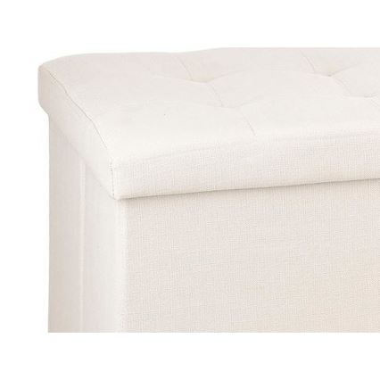 Banc de rangement LYSANDRE beige