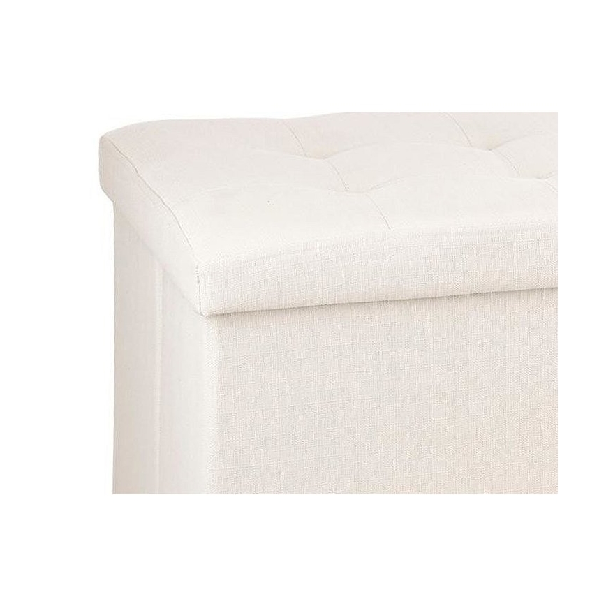 Banc de rangement LYSANDRE beige