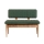 Banc matelassé VINA 85x110 cm vert/pin atlantic