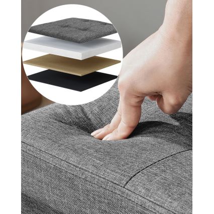 Banc SULTAN gris foncé