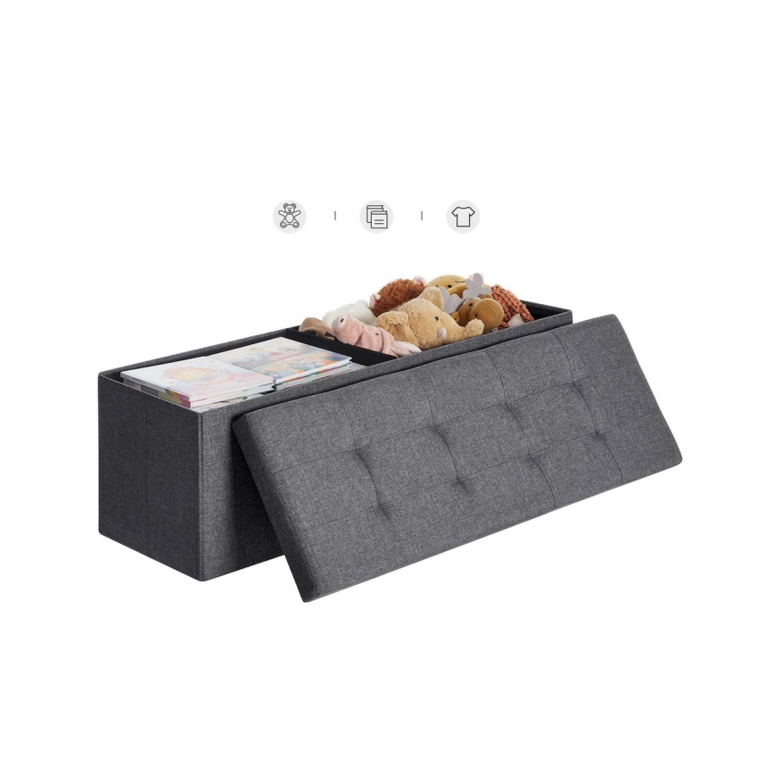 Banc SULTAN gris foncé