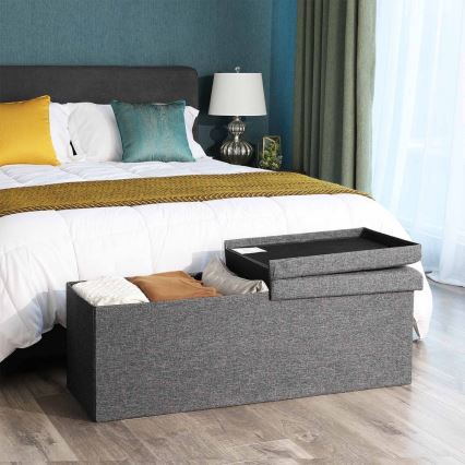 Banc SULTAN gris foncé
