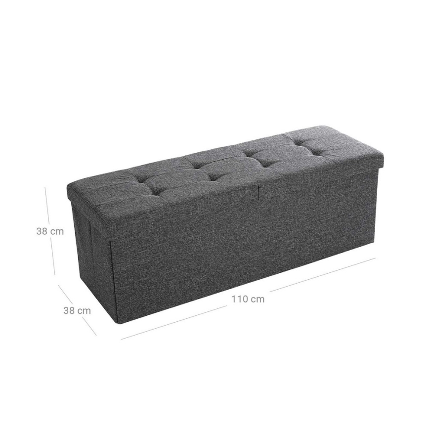 Banc SULTAN gris foncé