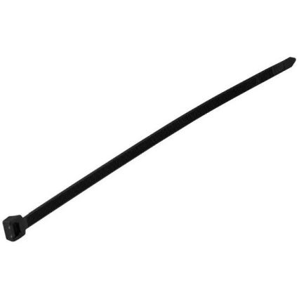 Bandes pliantes en plastique 2,5x150mm 100pcs noir