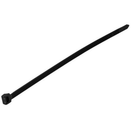 Bandes pliantes en plastique 3,5x200mm 100pcs noir