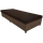 Banquette-lit rembourrée avec coffre de rangement CORY 80x200 marron