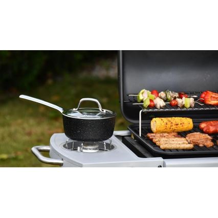 Barbecue à gaz 4 brûleurs en acier inoxydable